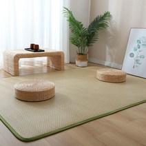 업소용청소기 일본식 라탄 돗자리 담요거실 거실 베란다 마루바닥방석 방 여름 침대옆 기어다님 아이, C13-주문 제작, T01-도 1