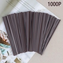 1회용 뜨거운 커피 스틱 납작 빨대 1000개 빨대스틱 핫스틱, 상세페이지참조
