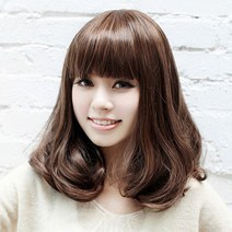 단발c컬펌가발 단발머리가발 숏가발 단발가발 중단발 여성통가발 단발통가발 중단발가발 여자단발가발 *, 다크브라운
