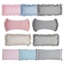 영유아베개 국산 메밀베개 천연소재 순면 어린이용 건강베개 낮잠베개, 메밀베개완성품(피그먼트 땅콩 -핑크)