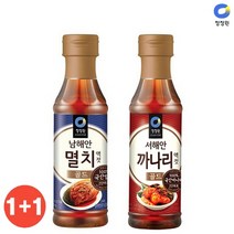 다봄마켓 [청정원]1+1구성!!남해안 멸치액젓 골드+서해안 까나리액젓 각 500g 액젓, 1개