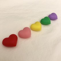 하트 비츠 샌들장식 신발 꾸미기, 빨강