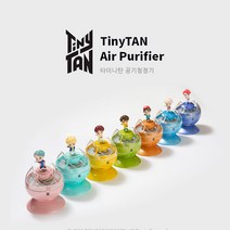 BTS 타이니탄 캐릭터피규어+무선 공기청정기 휴대용 반영구 나노필터, V(공기청정기)