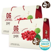 즙쟁이 즙쟁이 오미자즙 2박스 60포, 상세 설명 참조, 단일옵션