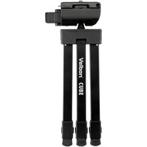 Velbon 여행 삼각대 CUBE 8 단 다리 직경 16mm 소형 클립 운대 알루미늄 다리 306500, CUBE 본체, 블랙
