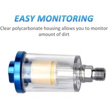 Qukpa 오일 워터 분리기 공기 압축기 필터 액세서리 소형 공압 스프레이 건 레귤레이터 페인트 1/4 인치