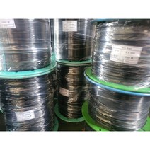 하우스 코팅와이어 로프 pe 농자재와이어 포도 유인줄 방조망 2.8mm 3.2mm 4.2mm 5mm 6mm, 2.8mm (1000M)
