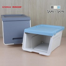 유치원 어린이집 개폐형 커버 적층 신발수납장 신발정리박스 슈케이스, 일반 중 - 민트