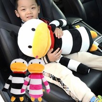 어린이용 오링가인형 안전벨트커버 국산차 국내차 소형차 티볼리 gv70 차박, 1개, 핑크