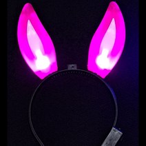 LED 1+1 야광 토끼 곰돌이 반짝반짝 파티 머리띠 파티, 2LED머리띠-캣-랜덤, 2LED머리띠-캣-랜덤