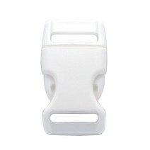 파라코드 팔찌용 1.6cm(5/8인치) 윤곽이 잡힌 플라스틱 사이드 릴리즈 버클 다양한 색상 및 수량 블랙. 4431249453, White, White