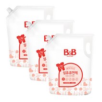 비앤비 NEW 섬유유연제(자스민) 1800ml 리필형, 3개