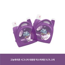 고농축피죤 시그니처 실내건조 5.7L 2개 미스틱레인 대용량