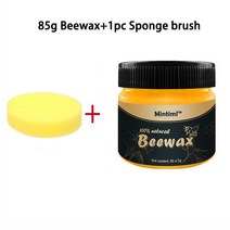 천연 나무 조미료 밀랍 85G 우드 케어 왁스 단단한 목재 가구 관리 및 연마 유지 보수 방수, 02 1 set