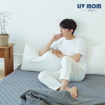 리브맘 7존 누빔 매트리스 토퍼 7cm 슈퍼싱글, 03.스퀘어네이비, 03.스퀘어네이비