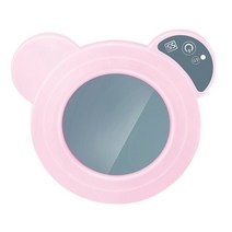 영국식 도자기 유리 티팟 워머 티워머 세트 커피 머그 usb 전기 가열판 핫 코스터 사무실 가정용 음료 우유 차 컵 절연 컵 받침, 분명한