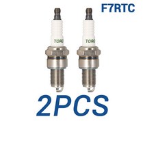 양초 교체 BPR7ES 스파크 플매트 카펫 러그 토치 F7RTC 야마하 호환 비라고 엔진 부품 점화 시스템 도구, [02] 2 pieces with box