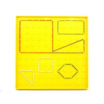 도형 분수 각도 수학 수업 놀이 양면지오보드 고무줄 5세 언어 장난감 유아