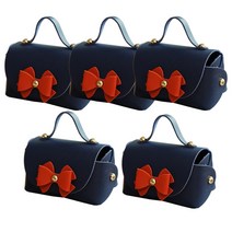 마켓피아 고급 답례품 핸드백 기념일 선물 포장 가방, 핸드백포장백 네이비5개