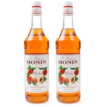 모닌 피치 복숭아시럽 1000ml 2개세트, 2개