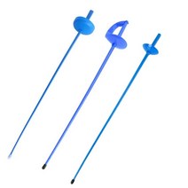 펜싱 장비 훈련 감응 플라스틱 사브르 플뢰레 연습 체험 안전 적중 시 울음소리, 레드 에페