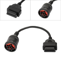 Cat Truck 14 핀 OBD-OBD2 16 OBD 2 연장 케이블 남성 커넥터 여성 트럭 스캐너 진단 도구