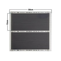 적외선 바닥 난방 필름 220V 전기 시스템 및 부품 50CM 너비 가정용 포일 매트, 1개 50cmx15cm
