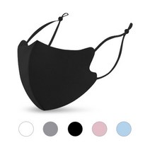 3D 끈조절 네오플랜 패션 마스크 연예인 마스크 두께 2종류 (5 Color), 블루 (두께 1mm), 1개