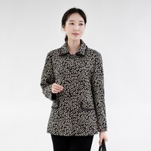 엄마옷 모슬린 면 니트 나염 자켓 JK111055마담 미시옷 50대 중년여성의류 60대 엄마옷 빅사이즈 할머니옷 여성옷