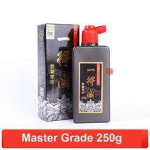 문방사우 필방 바림 붓 잉크 전문 어 수미 세련된 잉크 블랙 액체 전통 서예 브러시, 250g