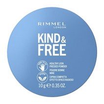 Rimmel 림멜 카인드 앤 프리 180 탠 프레스드 파우더 10g Kind & Free Pressed Powder, 1개, 상풍설명참조