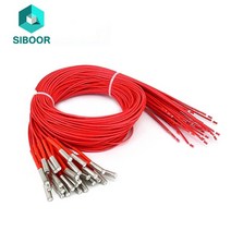 MK 멘델 리랩 압출기 부품 카트리지 히터 히트 3D 프린터 12 V 24 40 W 6x20mm 1M 케이블, [01] 1pc, [01] 12V 40W