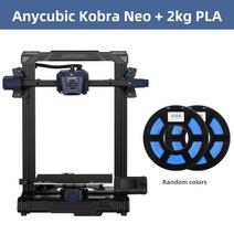 휴대용 미니프린터 A4 프린터 블루투스 영수증 종이 무선 지원 스트폰 안드로이드 ANYCUBIC KOBRA NEO FDM 3D 프린터 22x22x25cm 인쇄 크기 25 포인, add 2kg PLA