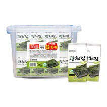 광천김 파래 도시락김 5g X 32봉 + 리빙박스, 1, 없음/없음/없음