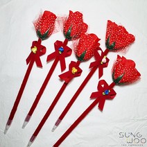 장미꽃볼펜 플라워볼펜 0.5mm