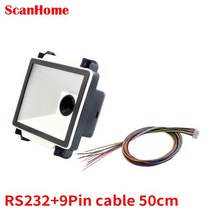 택배스캐너 ScanHome 임베디드 바코드 스캐너 리더 코드 고정식 엔진 모듈 USB1D/2D QR PDF417CodeScanSH-7600, [07] RS232 - 50cm cable, 07 RS232  50cm cable