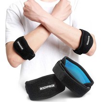 Bodyprox 테니스 골퍼의 팔꿈치 보호대 엘보우 Elbow Brace 2P, 한개옵션0