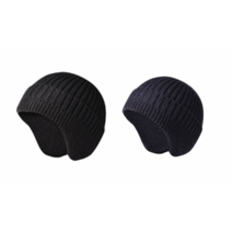 남녀공용 무지 귀달이 비니 2P