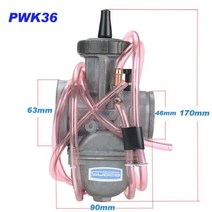 PWK 기화기 범용 2T 4T 엔진 더트 바이크 모토크로스 오토바이 스쿠터 ATV 쿼드 UTV 파워 33mm 34mm 35mm 36mm 38mm 40mm 42m, For keihi 36mm