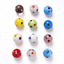 테니스 볼머신 연습기 리턴볼 유리 공 20mm 크림 콘솔 게임 핀볼 기계 가축 작은 구슬 팻 장난감 부모-자식, 01 12PCS20MM