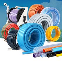 고무호수 고압 pvc 물호스연결 농업용 투명 편사 수도꼭지 호스릴, 흑고압(특)호스 19x40