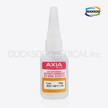 K_엑시아 특수접착 내열용(121℃) 순간접착제 431 AXIA _20g 산업용, 단품