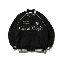 1993스튜디오 1993STUDIO 오리지널 90S 바시티 자켓_블랙 ORIGINAL 90S VARSITY 자켓_블랙
