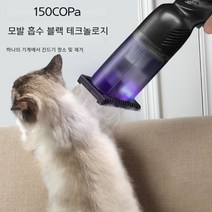반려동물 털 진공 흡입제거기 개 고양이 다기능 청소기 브러시 제모 흡수 저소음, 검은 진드기 제거 머리흡수제+노란 진드기 제거