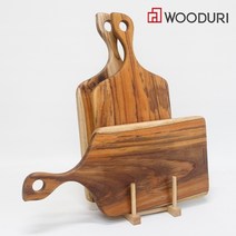 우드리 티크 도마 나무 원목 빵 도마 트레이, 완제품