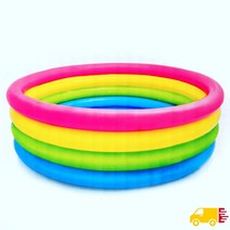 인텍스 원형 풀장(168× 46cm) INTEX 무지개 유아, 상세페이지 참조