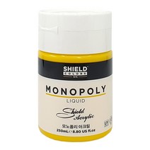 쉴드 모노폴리 아크릴물감 250ml 낱색 (색상선택), 603 Lemon Yellow