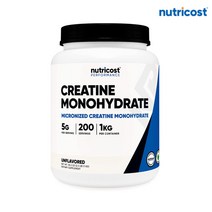 뉴트리코스트 크레아틴 파우더 모노하이드레이트 대용량 1kg, 1개