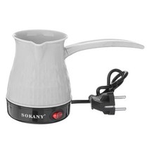 체즈베 터키식커피 이브릭 SOKANY-600W 휴대용 에스프레소 머신 그리스어 터키어 전기 커피 포트 빠르고, 02 White