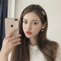 [천삼백케이] [수앤수] 벨슈 핸드메이드펄헤어밴드 (19H811)